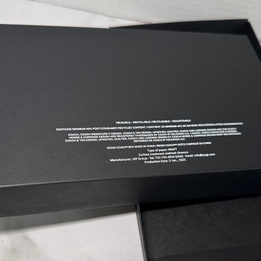 Authentic Coach Gift Box with Ribbon & Tissue Paper - Picture 8 of 13